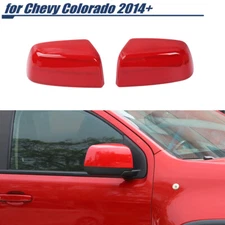 Side Rearview Mirror Cover Trim Fit For Chevy Colorado/GMC Canyon 2014-2022 Red