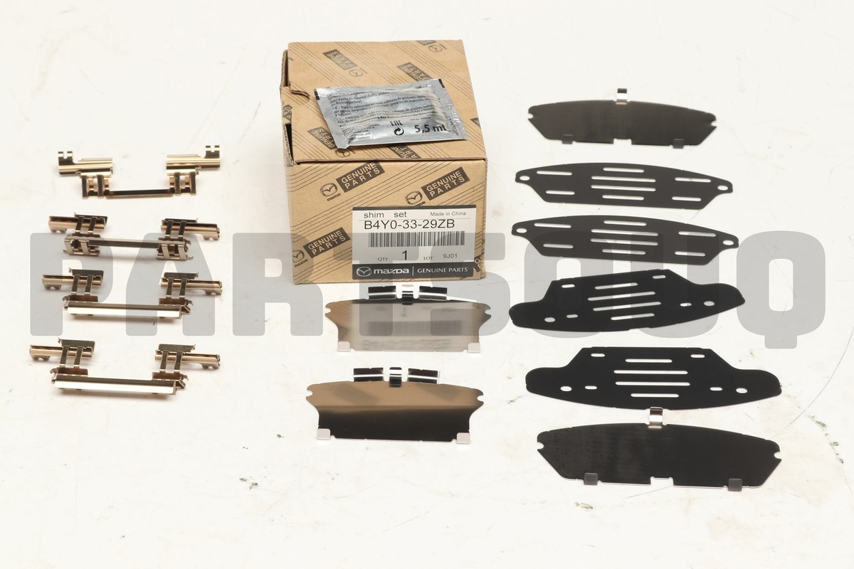 B4Y03329ZB Genuine Mazda ATTACHMENT,PAD-FRONT B4Y0-33-29ZB | eBay