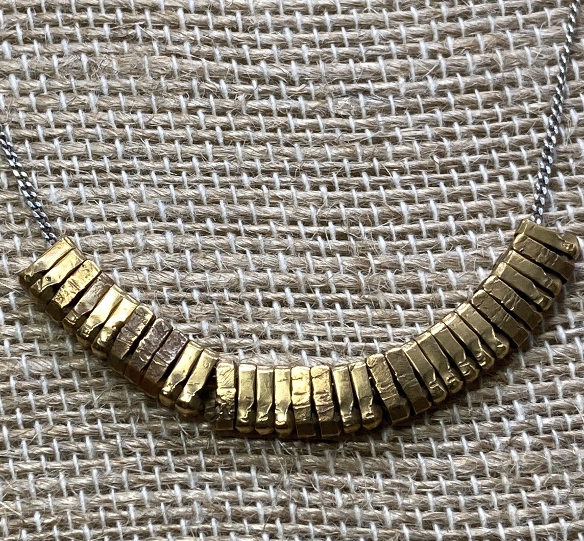 Handmade Sliding Tiny HOT TYPE BRASS SPACERS 925 … - image 5