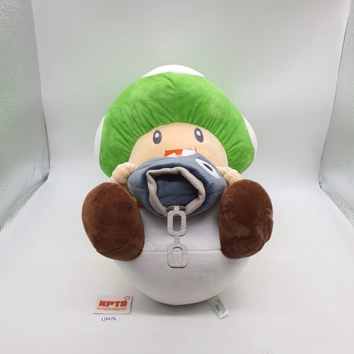 Kinopio Kun Toad L476 Super Mario Bros SEGA Plush 16" Stuffed Toy Doll Japan - 第 9/12 張圖片