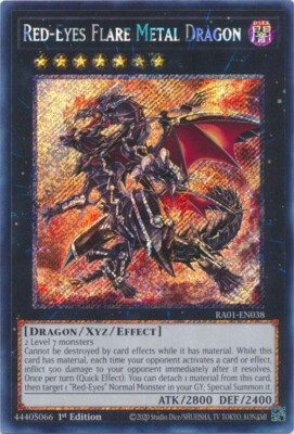 RED-EYES FLARE METAL Dragon Collector's Rare RC04-JP039 YuGiOh Rareté