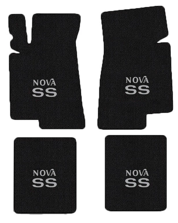 ¡Nuevo! Alfombrillas Nova 1975-1979 alfombra negra con logotipo bordado en las 4 alfombrillas Foto 4 de 4