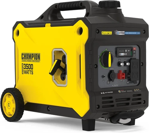 Champion 3,500-W Super Quiet Portable Gas Powered Inverter Generator, CO Sensor