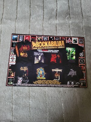 TPGM3 WERBUNG 5X8 ROCKABILIA: YOU MUSIC MERCHANDISE QUELLE.