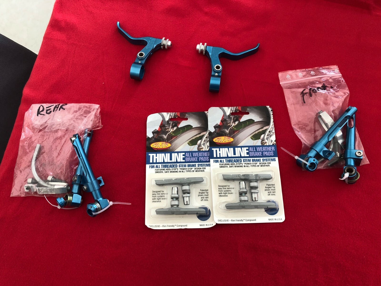 Retro Vintage azul Paul Component Motolite Z Side-Tire V-Brakes + Palancas De Amor Retro Vintage azul Paul Component Motolite Z Side-Tire V-Brakes + Palancas De Amor