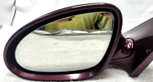 2007-09 Mercedes 221 S550 Left Door Mirror Driver Side View Burgundy - Picture 9 of 16