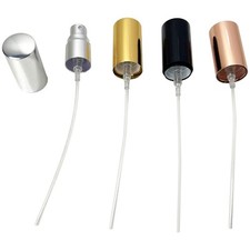 13/415 Fine mist screw on sprayers pump atomizers metallic aluminum