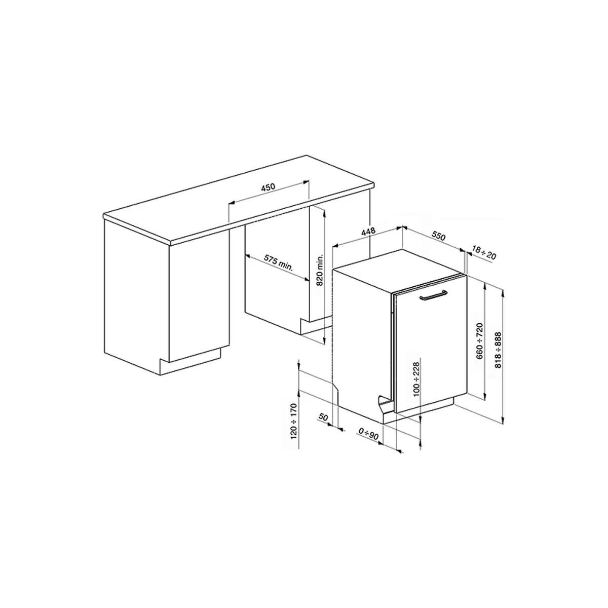 Refurbished integrated dishwasher deals
