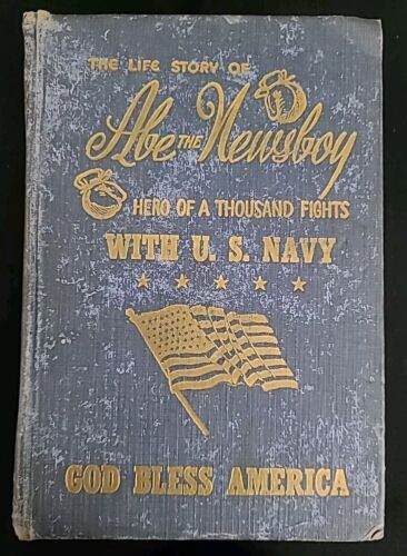 🔥SIGNED by Abe Hollandersky LIFE STORY OF THE NEWSBOY American Boxer Heavywt