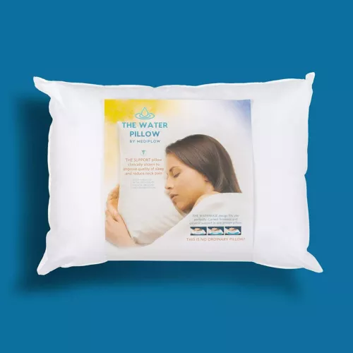 The Water Pillow - first and clinically proven to reduce neck pain improve sleep
