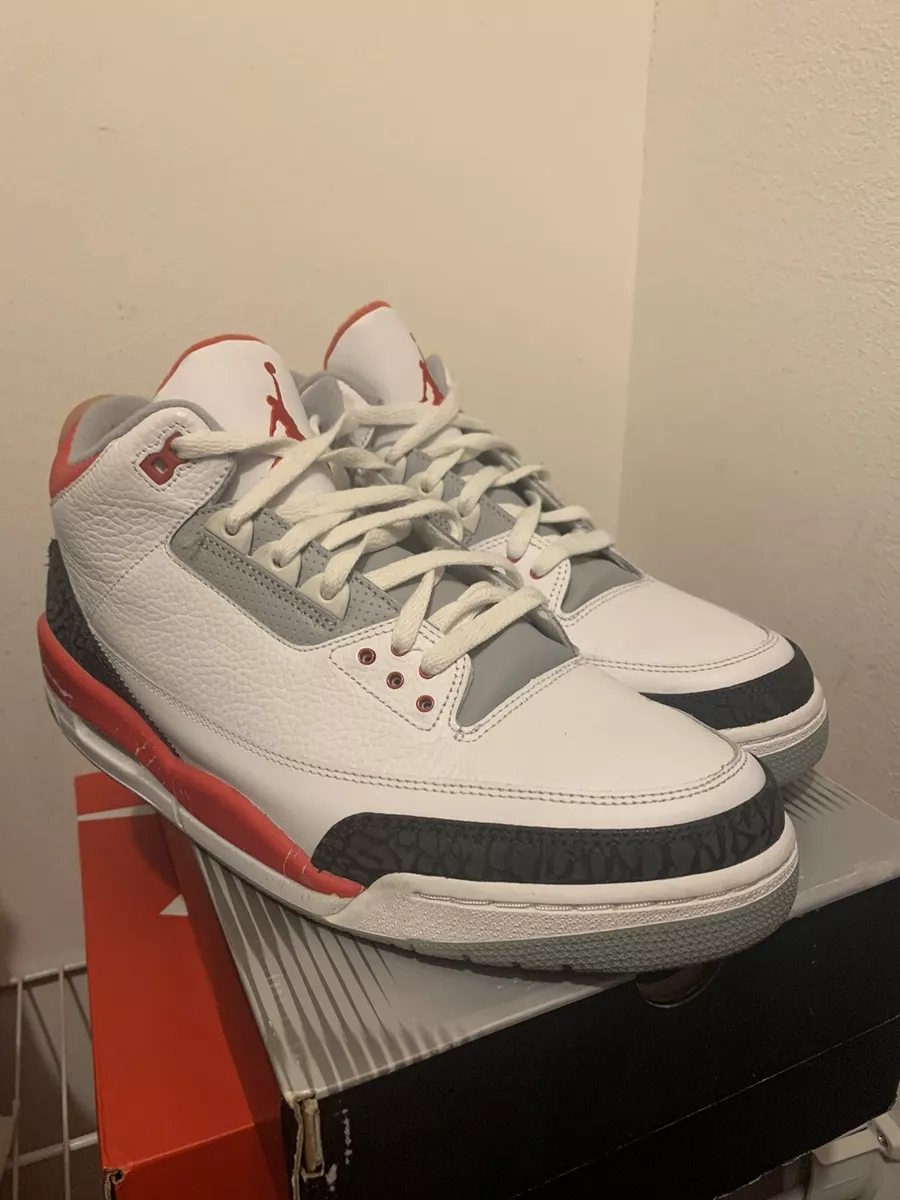 Nike Air Jordan 3 III Retro Fire Red Size 13 CLEAN 136064 161 XI 07 Sz