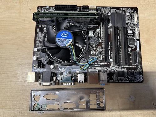 Gigabyte GA-H81M-S2PV Motherboard CPU RAM Bundle Combo | Pentium G3420 | 8GB