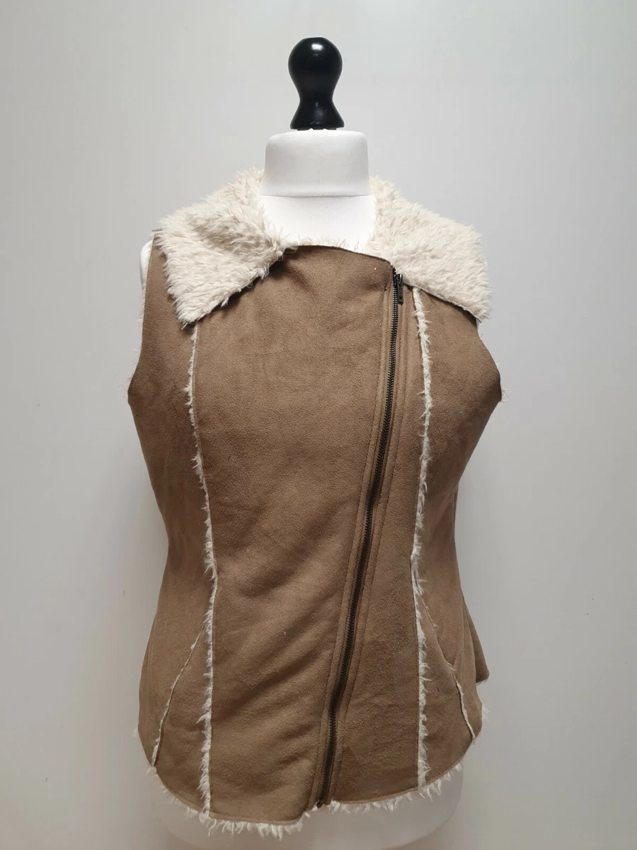 Sheepskin hotsell waistcoat womens