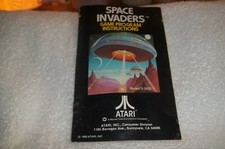 Atari 2600 Space Invaders Instruction Manual