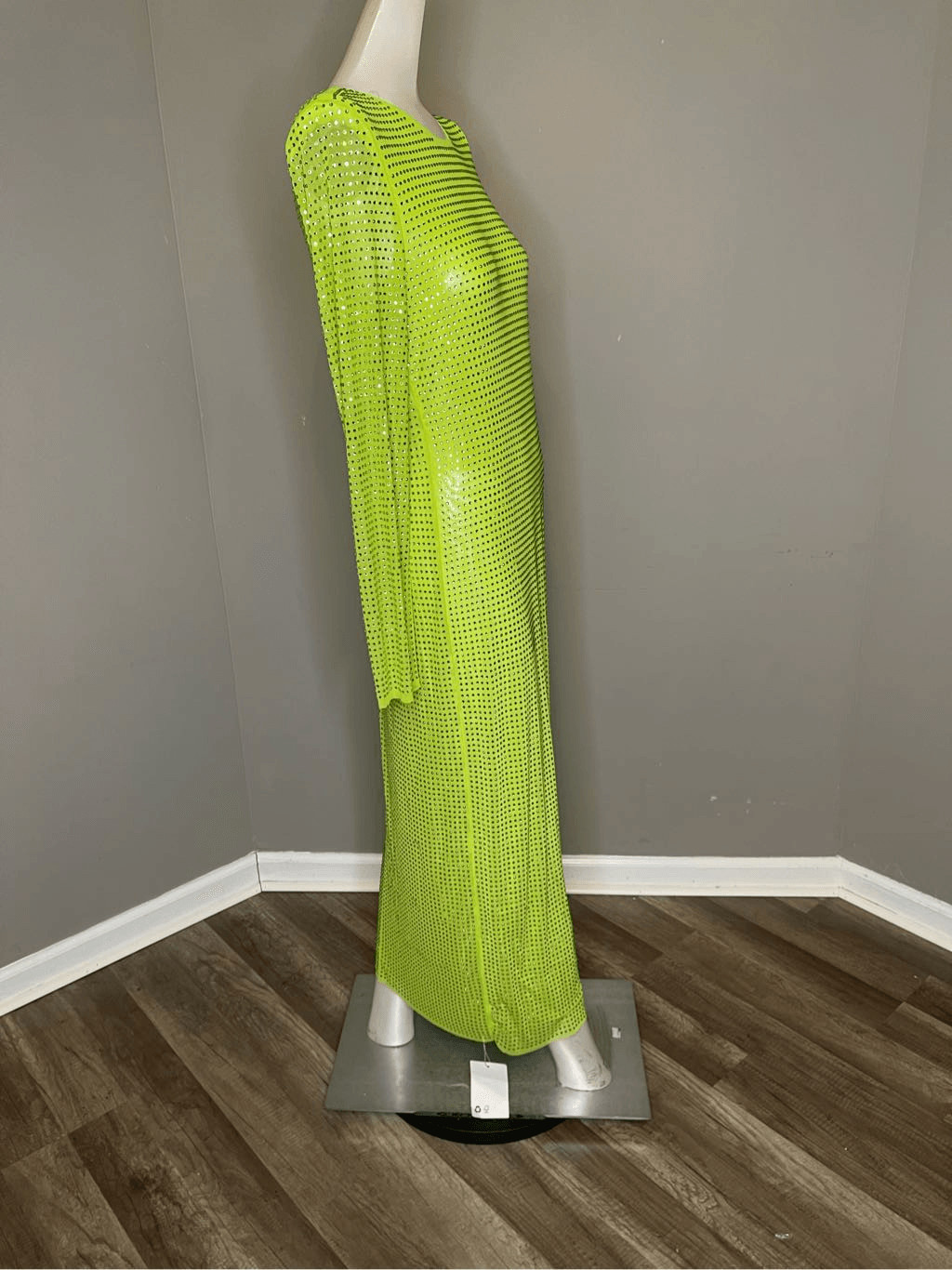 SELF-PORTRAIT Crystal-embellished jersey midi dress image 6