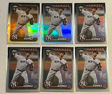 2024 Topps Chrome Yoendrys Gomez RC Lot x1 Sepia x1 Refractor x4 Base Yankees 