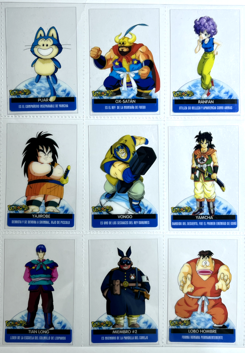 LAMINCARDS DRAGON BALL Full Set 108/108 PERU 2018 Special Edition