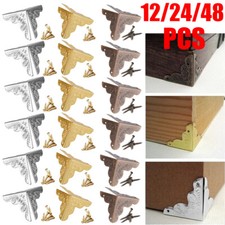 Decor Jewelry Chest Gift Box Wooden Wine Case Corner Protector Edge Cover US 