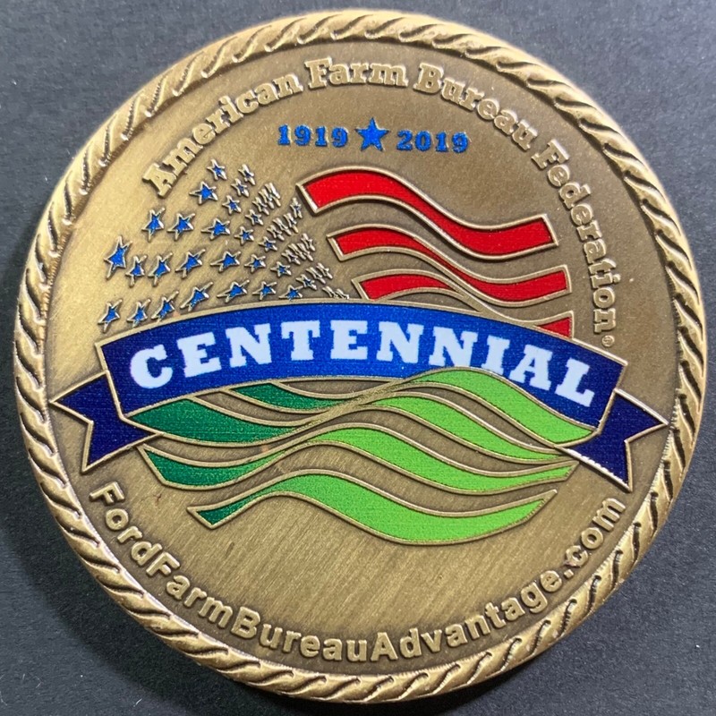 American Farm Bureau Federation 100TH Anniversary Ford F-Series Challenge Coin