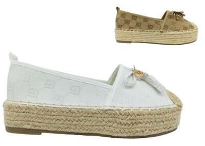 Scarpe donna Laura Biagiotti 8442 espadrillas in corda platform