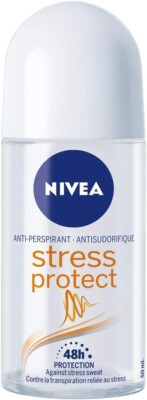 4Pack NIVEA Stress Protect 48H Protection Anti-Perspirant Roll-On, 50ml