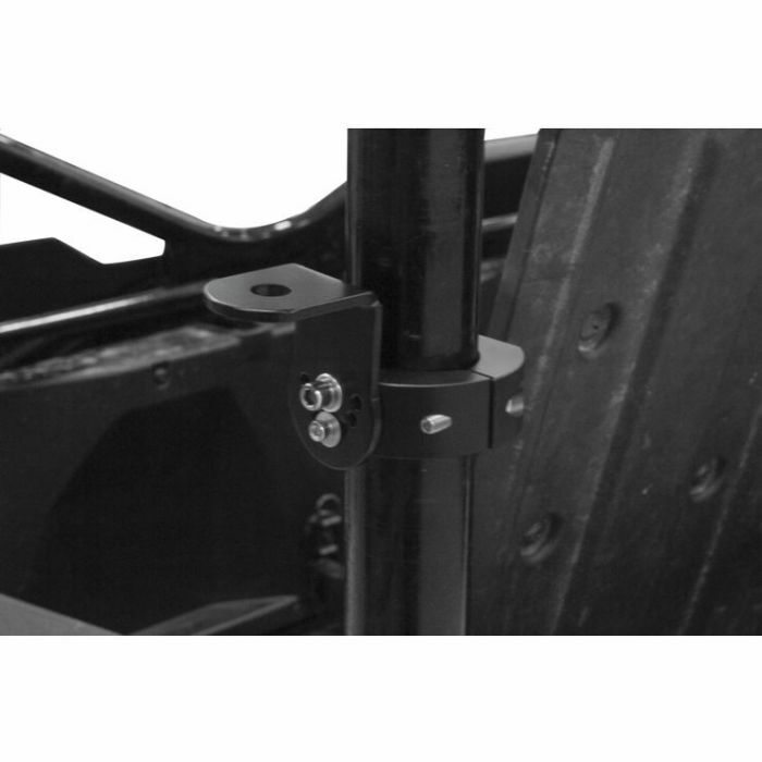 DRAGONFIRE RACING UNIVERSAL WHIP MOUNT FOR ROUND CAGE UNIVERSAL MOUNT, BLACK