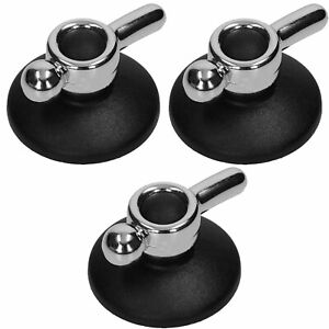 SPARES2GO Control Dial Switch Knob for Indesit KP100IX Oven Black/Silver, Pack of 2 