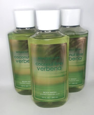 BATH And Body Works Coconut Lime Verbena Shampoo Conditioner Lotion Soap 4pc Set