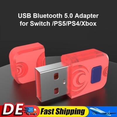 For PS5 PS4 Controller Wireless Bluetooth-Compatible Adapter for Nintendo Switch