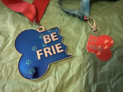 Virtual Running Club Race Medal Best Friends 5K/10K Dog Cat Pet Companion
