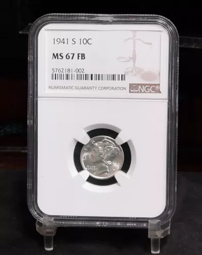 1941-S Mercury Dime - NGC MS67 FB (#50906-L)