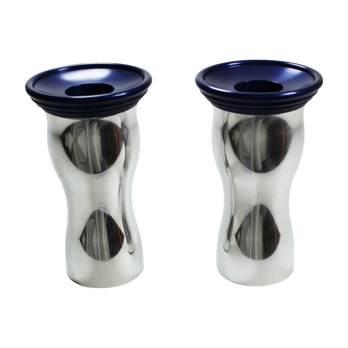 Solid Aluminum Navy Blue Finish Pair Stand Renovators Supply