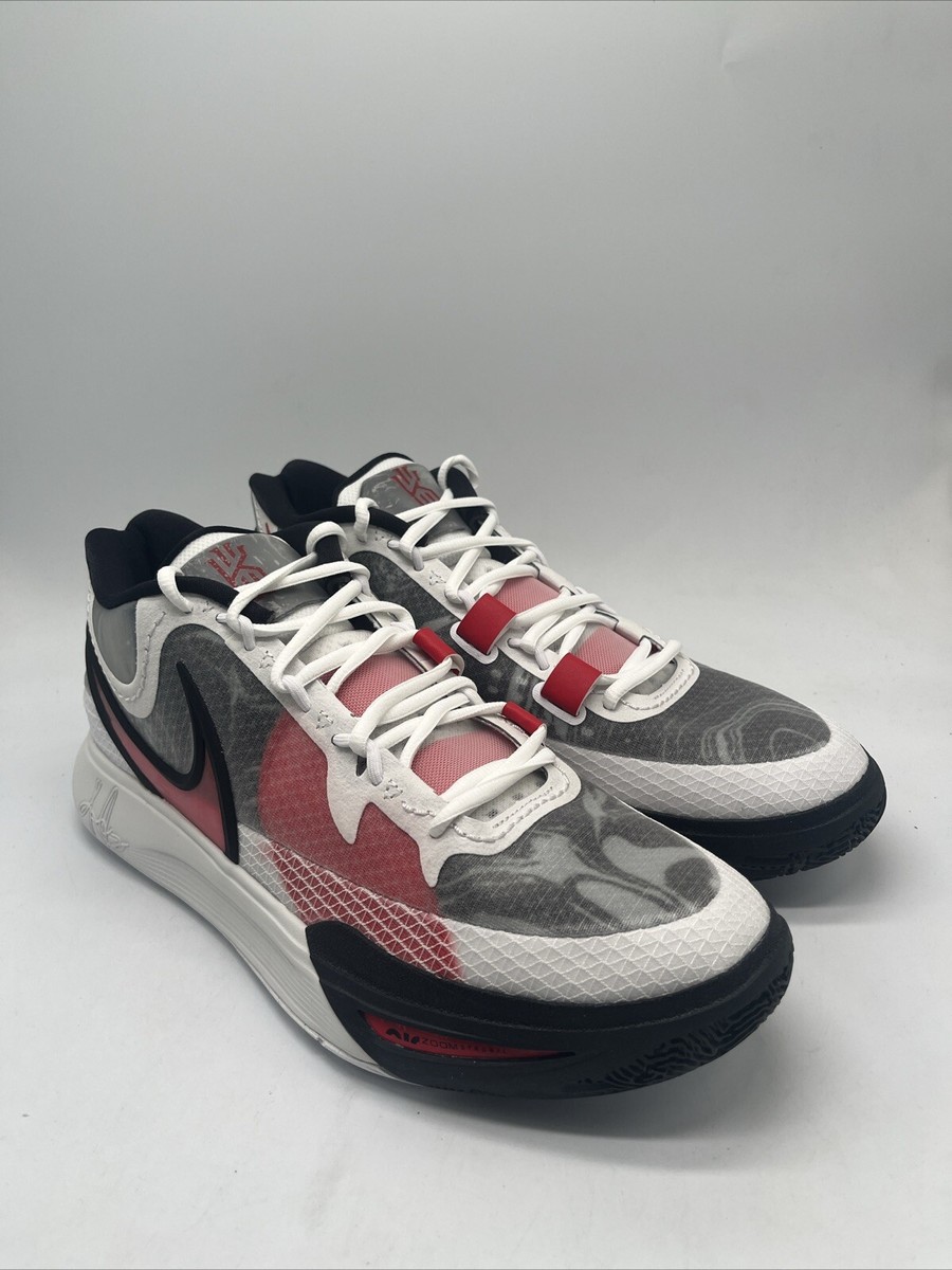 Kyrie 8 バスケットボールシューズ ベージュ/レッド Nike Kyrie 8 White/University Red Basketball Shoes Mens Size
