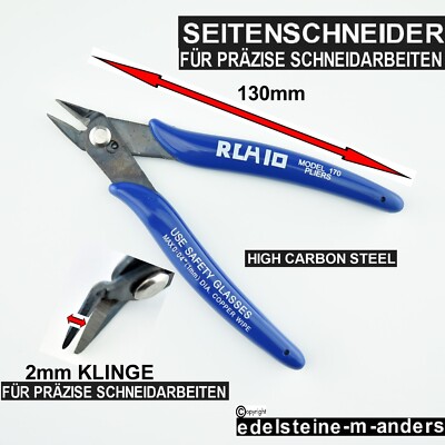 Seitenschneider Kabelschneider Drahtschneider Elektronik Elektro Schmuck Basteln