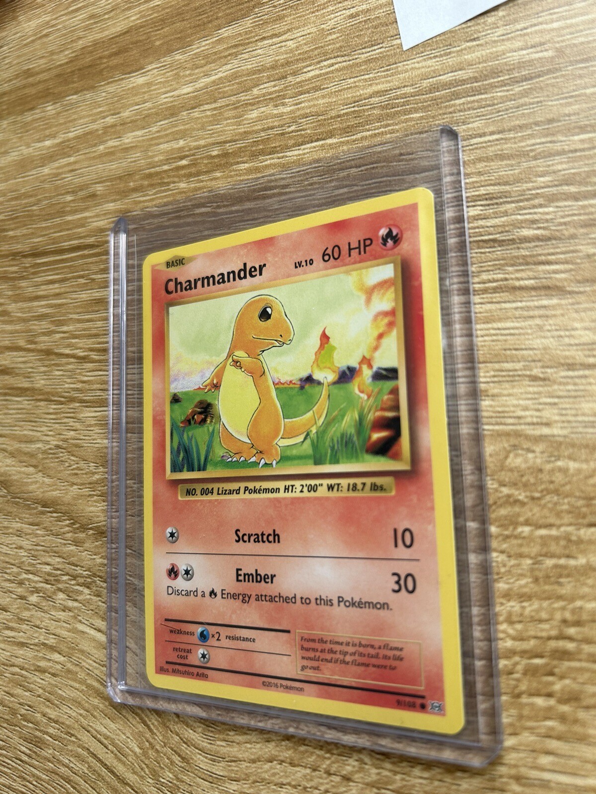 POKEMON CARD CHARMANDER 60 HP 9 108 2016 MINT CONDITION EBay