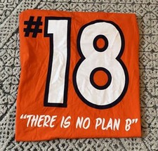 Peyton Manning 18 Denver Broncos NFL Football Sports tee tshirt Size Large