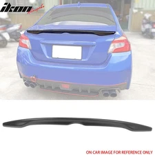 Fits 12-16 Subaru Impreza 15-21 WRX STI D2 Style Rear Trunk Spoiler Matte Black