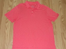 Tommy Bahama Short Sleeve Peach Polo Shirt Excellent Condition