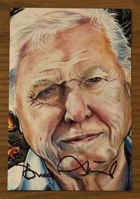 Sir David Attenborough, Life On Earth, The Living Planet, Photo, Hand Signed,6x4