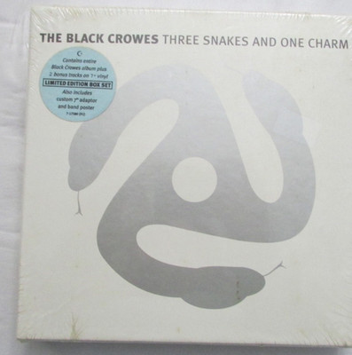 THE BLACK CROWES THREE AND ONE CHARM SEALED SHRINK WORN VINYL LP L66