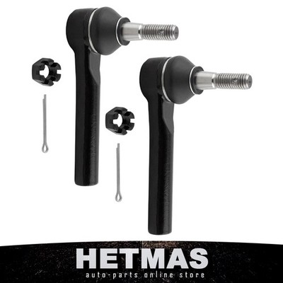 2X Front Outer Tie Rod Ends For 2014-2019 Silverado 1500 Sierra 1500 Tahoe Yukon