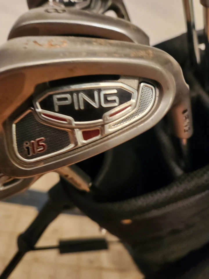 Ping Golf i15 Red Dot Iron Set 4-PW Right Handed Steel AWT Stiff Flex New - Image 2 of 3