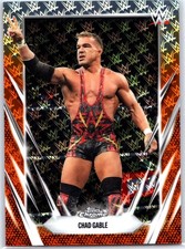 2026 Topps Chrome WWE Logofractor Chad Gable Orange /25