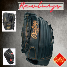 Rawlings Playmaker Series PM1250B Baseball Glove 12 1/2" -Right Handed RHT-Black