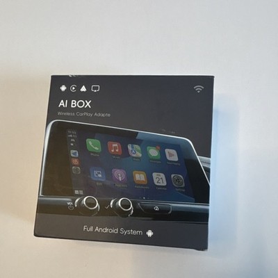 AI BOX Wireless CarPlay Adapter, Android 13 System, GPS, Bluetooth, Android Auto