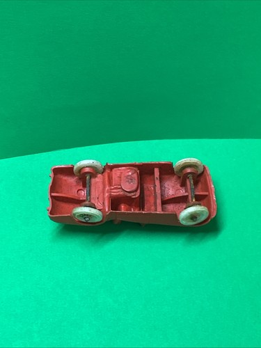Vintage 1950's Auburn Rubber Toy, Red Cadillac Convertible Collectible Car - Picture 5 of 7