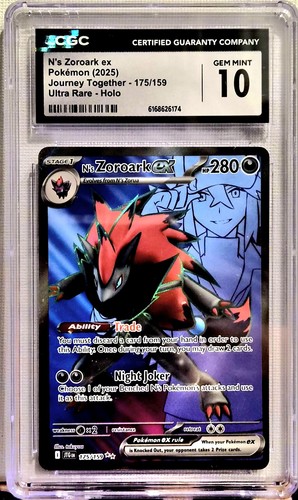 N's Zoroark ex graded CGC 10 for sale on eBay