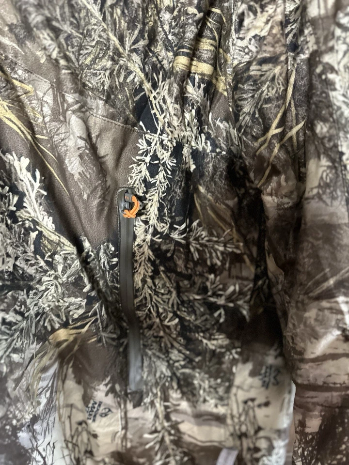 Real Tree Jacket Edge Scent Factor Camo Hunting Full Zip Hooded Mens XXL (Flaws) - Image 3 of 4