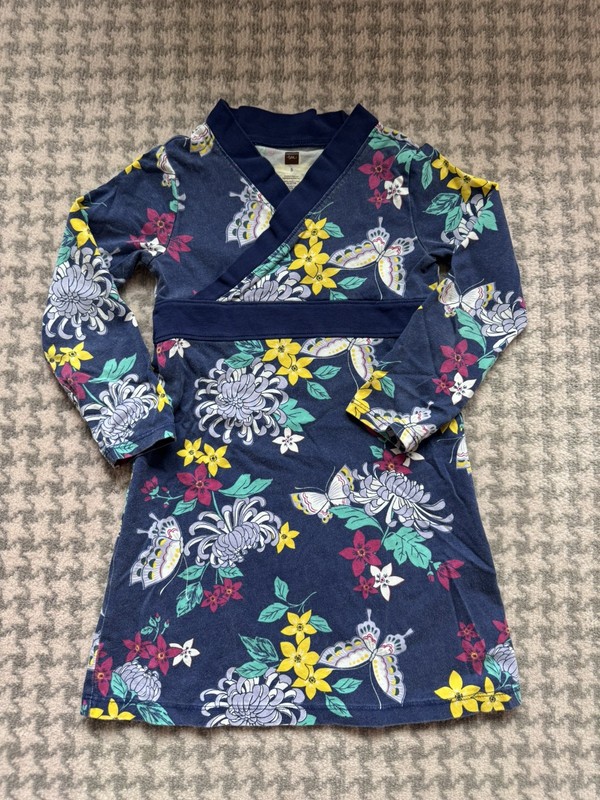 Girl's Tea Collection Floral Dress Size 5 