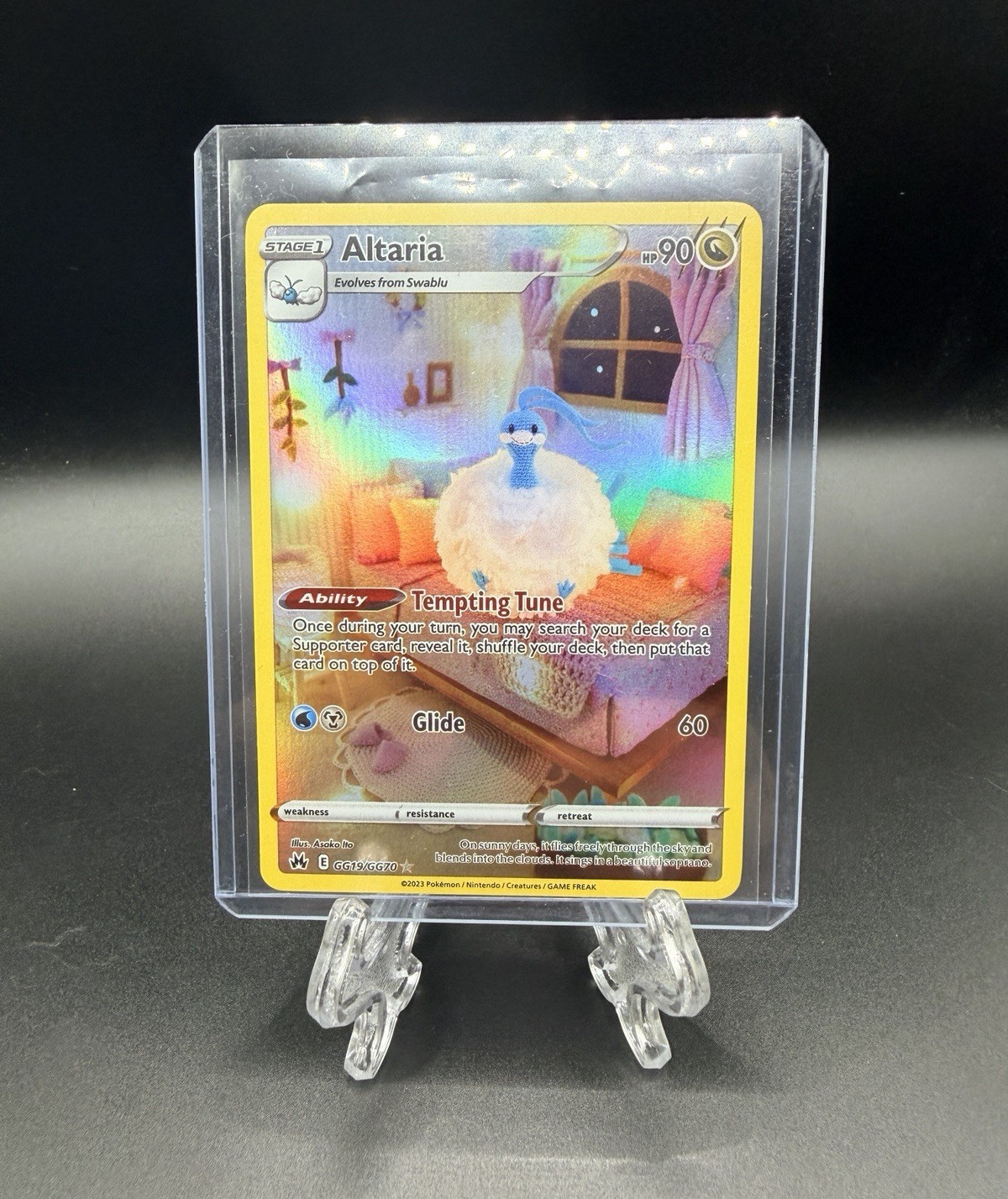 Pokemon TCG Altaria GG19/GG70 Crown Zenith Galarian Gallery Ultra Rare Holo